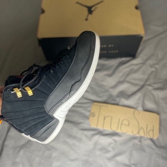 Bottom of the Jordan 12 Reverse Taxi’s - Picture 3 of 3